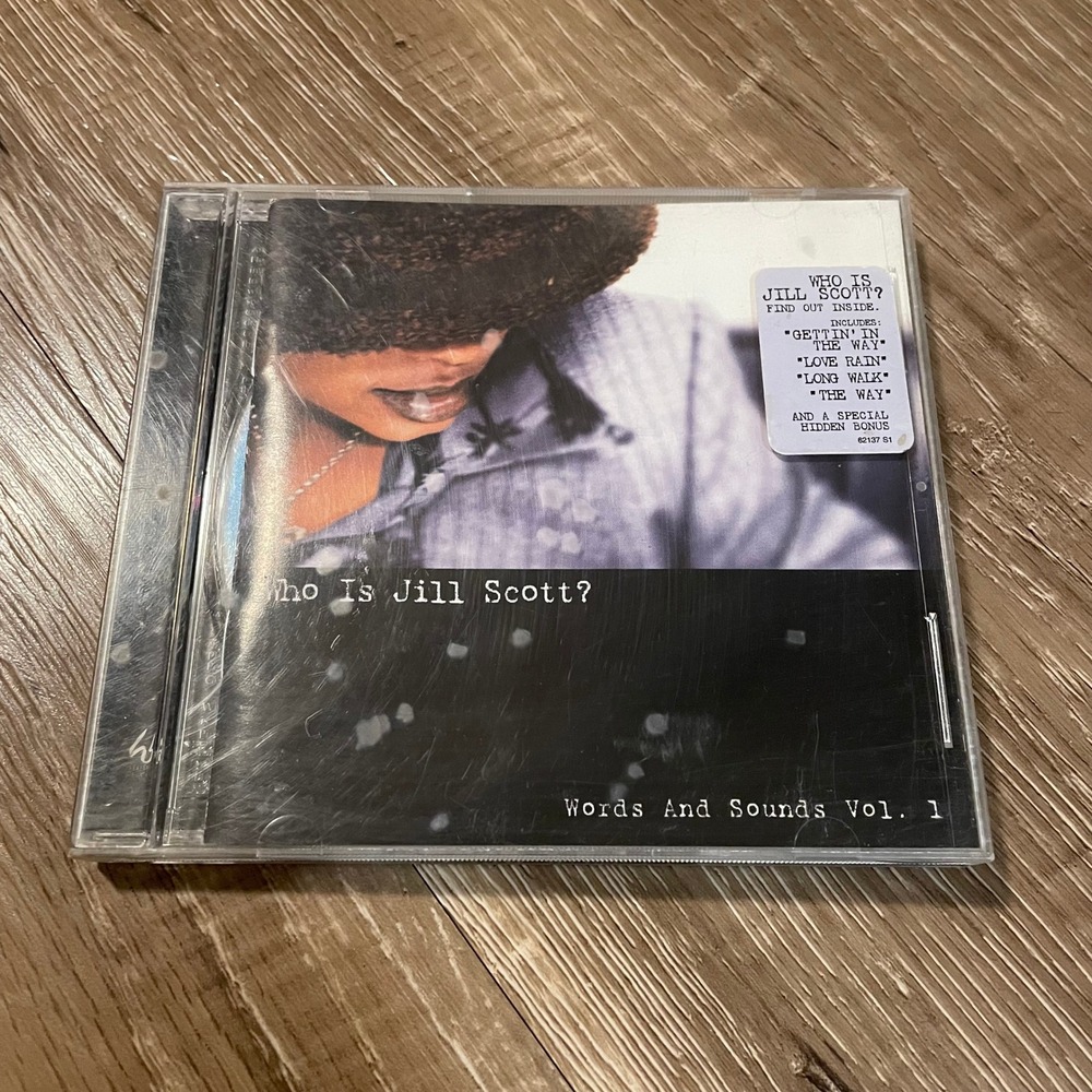 Jill Scott Who Is Jill Scott Words And Sounds Vol 1 Audio CD 2000 Neo Soul R&B